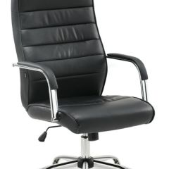 Кресло офисное BRABIX "Stark EX-547" (экокожа, хром, черное) 531948 в Верхней Салде - verhnyaya-salda.mebel24.online | фото
