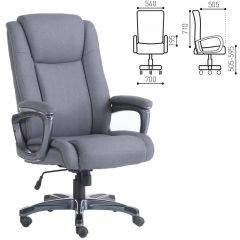Кресло офисное BRABIX "Solid HD-005" (ткань/серое) 531823 в Верхней Салде - verhnyaya-salda.mebel24.online | фото