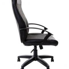 Кресло офисное BRABIX "Trust EX-535" (экокожа/черная/ткань серая) 531383 в Верхней Салде - verhnyaya-salda.mebel24.online | фото 1