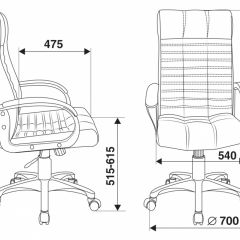 Кресло руководителя Бюрократ KB-10/BLACK в Верхней Салде - verhnyaya-salda.mebel24.online | фото 4