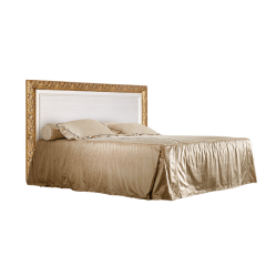 Кровать 2-х спальная (1,4 м) Тиффани штрих-лак/золото с подъемным механизмом (ТФКР140-2[7]) в Верхней Салде - verhnyaya-salda.mebel24.online | фото