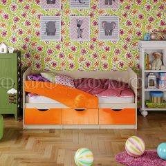 Кровать Бабочки (Оранжевый металлик) 1800 в Верхней Салде - verhnyaya-salda.mebel24.online | фото