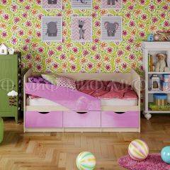 Кровать Бабочки (Сиреневый металлик) 1600 в Верхней Салде - verhnyaya-salda.mebel24.online | фото 1