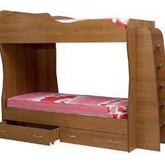 Кровать детская 2-х ярусная Юниор-1 (800*2000) ЛДСП в Верхней Салде - verhnyaya-salda.mebel24.online | фото