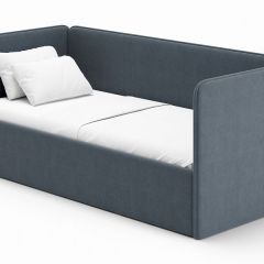 Кровать-диван Leonardo 160*70 (Серый) + боковина в Верхней Салде - verhnyaya-salda.mebel24.online | фото