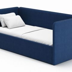 Кровать-диван Leonardo 160*70 (Синий) + боковина в Верхней Салде - verhnyaya-salda.mebel24.online | фото