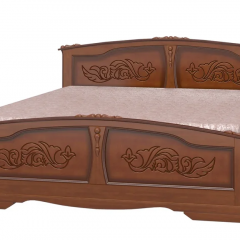 ЕЛЕНА Кровать из массива 1800 (Орех) в Верхней Салде - verhnyaya-salda.mebel24.online | фото 1