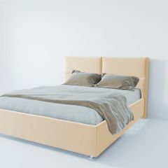 Кровать Корсика с ПМ 1200 (экокожа бежевая) в Верхней Салде - verhnyaya-salda.mebel24.online | фото 2