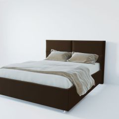 Кровать Корсика с ПМ 1200 (экокожа коричневая) в Верхней Салде - verhnyaya-salda.mebel24.online | фото 2