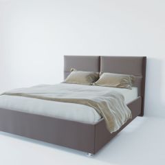 Кровать Корсика с ПМ 1200 (велюр темно-серый) в Верхней Салде - verhnyaya-salda.mebel24.online | фото 2
