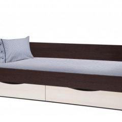 Кровать одинарная "Фея - 3" симметричная New (2000Х900) венге/вудлайн кремовый в Верхней Салде - verhnyaya-salda.mebel24.online | фото 1