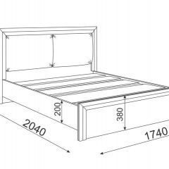 Кровать 1.6 Глэдис М31 с настилом и мягкой частью (ЯШС/Белый) в Верхней Салде - verhnyaya-salda.mebel24.online | фото 3