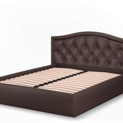 Кровать Стелла 1200 + Основание (Лесмо brown) коричневый в Верхней Салде - verhnyaya-salda.mebel24.online | фото 3
