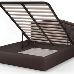 Кровать Стелла 1400*2000 NEO 10 (темно-коричневый) в Верхней Салде - verhnyaya-salda.mebel24.online | фото 4