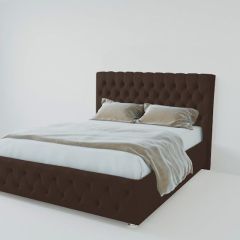 Кровать Версаль с ПМ 900 (экокожа коричневая) в Верхней Салде - verhnyaya-salda.mebel24.online | фото 1