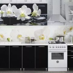 Кухня Фотофасад Белая Орхидея 2000 мм в Верхней Салде - verhnyaya-salda.mebel24.online | фото