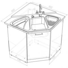 Кухонный гарнитур Лариса оптима 2 1500х1300 мм в Верхней Салде - verhnyaya-salda.mebel24.online | фото 15