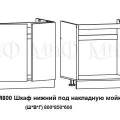 ЛИЗА-2 Кухонный гарнитур 1,6 Белый глянец холодный в Верхней Салде - verhnyaya-salda.mebel24.online | фото 6
