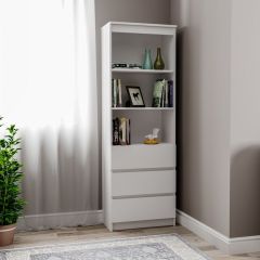 МОРИ МСТ 600.3 Стеллаж (белый) в Верхней Салде - verhnyaya-salda.mebel24.online | фото