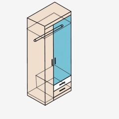 НИКА Н10з Шкаф для одежды в Верхней Салде - verhnyaya-salda.mebel24.online | фото 4