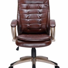 Офисное кресло для руководителей DOBRIN DONALD LMR-106B коричневый в Верхней Салде - verhnyaya-salda.mebel24.online | фото 3