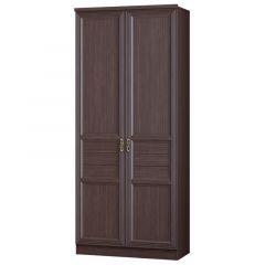 Шкаф для одежды 2-дверный Лира №56 Дуб нортон темный в Верхней Салде - verhnyaya-salda.mebel24.online | фото