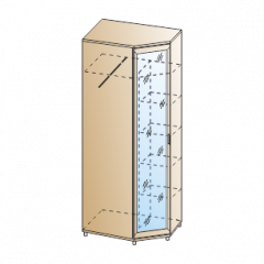 Прихожая Мелисса композиция 10 (Ясень Асахи) в Верхней Салде - verhnyaya-salda.mebel24.online | фото 6