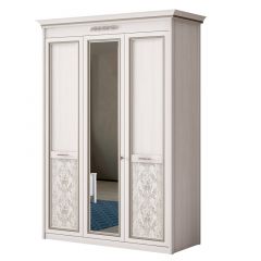 Шкаф 3-дверный со стеклом №453 Адель в Верхней Салде - verhnyaya-salda.mebel24.online | фото