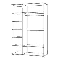 Шкаф 3Д Вегас (1500) в Верхней Салде - verhnyaya-salda.mebel24.online | фото 2