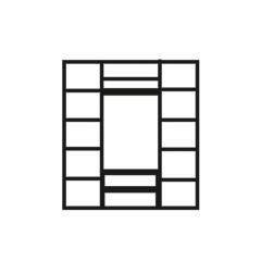 Шкаф 4-х дверный (без зеркал) для платья и белья с выдвижными ящиками Венеция дуб седан (ВНШ2/41) в Верхней Салде - verhnyaya-salda.mebel24.online | фото 2
