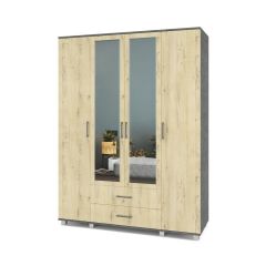 ЕВА Шкаф 4-х дверный Е43 в Верхней Салде - verhnyaya-salda.mebel24.online | фото 7