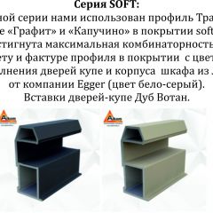 Шкаф-купе 1400 серии SOFT D8+D2+B2+PL4 (2 ящика+F обр.штанга) профиль «Капучино» в Верхней Салде - verhnyaya-salda.mebel24.online | фото 10