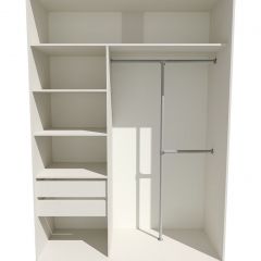 Шкаф-купе 1400 серии SOFT D8+D2+B2+PL4 (2 ящика+F обр.штанга) профиль «Капучино» в Верхней Салде - verhnyaya-salda.mebel24.online | фото 2
