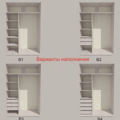 Шкаф-купе 1500 серии SILVER S4+S3Z+B2+PL1 (2 ящика+1 штанга) профиль «Серебро» в Верхней Салде - verhnyaya-salda.mebel24.online | фото 5