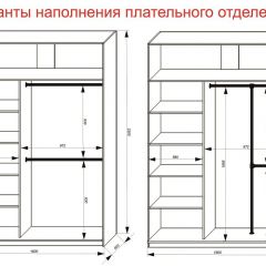 Шкаф-купе 1600 серии SOFT D6+D4+B2+PL2 (2 ящика+1штанга+1 полка) профиль «Капучино» в Верхней Салде - verhnyaya-salda.mebel24.online | фото 9