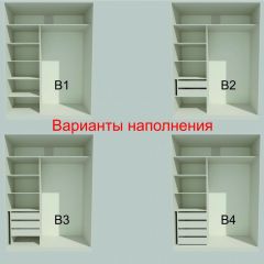 Шкаф-купе 1700 серии NEW CLASSIC K2+K2+B2+PL2(2 ящика+1 штанга+1 полка) профиль «Капучино» в Верхней Салде - verhnyaya-salda.mebel24.online | фото 7
