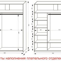 Шкаф-купе 1800 серии SOFT D6+D4+B2+PL2 (2 ящика+1штанга+1 полка) профиль «Капучино» в Верхней Салде - verhnyaya-salda.mebel24.online | фото 8