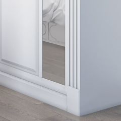 Шкаф-купе 2450 серии NEW CLASSIC K6Z+K1+K6+B22+PL2 (по 2 ящика лев/прав+1 штанга+1 полка) профиль «Капучино» в Верхней Салде - verhnyaya-salda.mebel24.online | фото 5