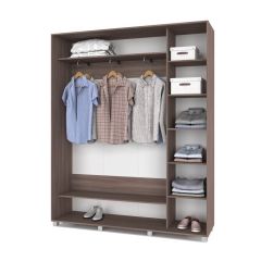 РОЛАНД Шкаф-купе Шимо темный (450*1800) Р481 в Верхней Салде - verhnyaya-salda.mebel24.online | фото 2