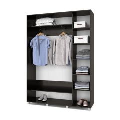 РОЛАНД Шкаф-купе Венге (450*1600) Р461 в Верхней Салде - verhnyaya-salda.mebel24.online | фото 3