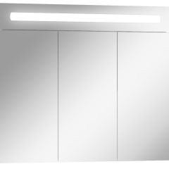 Шкаф-зеркало Аврора 80 с подсветкой LED Домино (DV8009HZ) в Верхней Салде - verhnyaya-salda.mebel24.online | фото