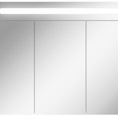 Шкаф-зеркало Аврора 85 с подсветкой LED Домино (DV8010HZ) в Верхней Салде - verhnyaya-salda.mebel24.online | фото 4