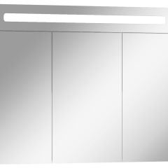 Шкаф-зеркало Аврора 85 с подсветкой LED Домино (DV8010HZ) в Верхней Салде - verhnyaya-salda.mebel24.online | фото 1