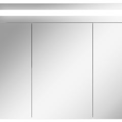 Шкаф-зеркало Аврора 90 с подсветкой LED Домино (DV8011HZ) в Верхней Салде - verhnyaya-salda.mebel24.online | фото 4