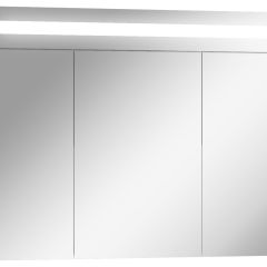 Шкаф-зеркало Аврора 90 с подсветкой LED Домино (DV8011HZ) в Верхней Салде - verhnyaya-salda.mebel24.online | фото 1