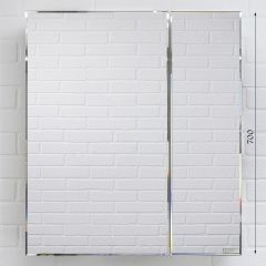 Шкаф-зеркало Bruno 60 левый/правый Домино (DBr2902HZ) в Верхней Салде - verhnyaya-salda.mebel24.online | фото 4