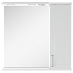 Шкаф-зеркало Charlie 80 правый Домино (DCh2520HZ) в Верхней Салде - verhnyaya-salda.mebel24.online | фото 4