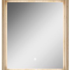 Шкаф-зеркало Nice 60 с подсветкой Домино (DN4706HZ) в Верхней Салде - verhnyaya-salda.mebel24.online | фото 2