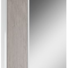 Шкаф-зеркало Uno 60 Дуб серый левый/правый Домино (DU1503HZ) в Верхней Салде - verhnyaya-salda.mebel24.online | фото 2