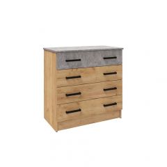 Спальня Асти Комод (Дуб крафт золотой) в Верхней Салде - verhnyaya-salda.mebel24.online | фото
